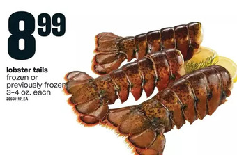 Loblaws Lobster tails offer