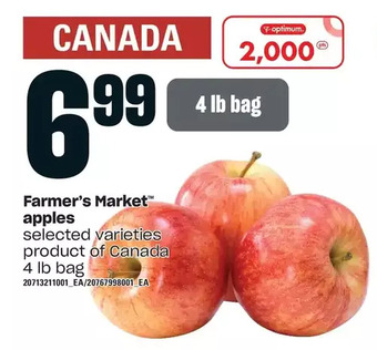 Loblaws Farmer's market apples offer