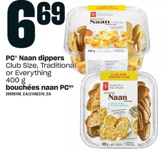 Independent Grocer Pc naan dippers offer