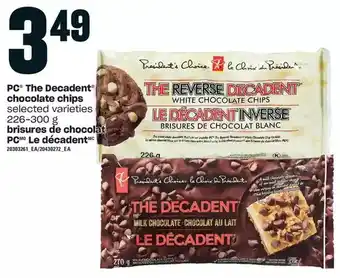 Independent Grocer Pc the decadent chocolate chips offer