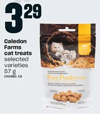 Loblaws Caledon farms cat treats offer