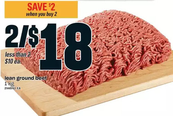 Loblaws Lean ground beef offer