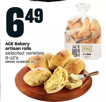 Loblaws Ace bakery artisan rolls offer