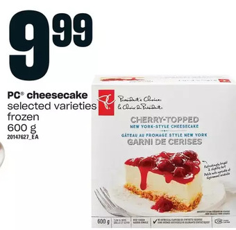 Loblaws Pc cheesecake offer