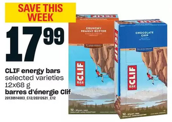 Independent Grocer Clif energy bars offer