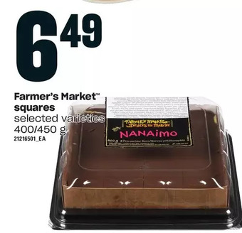 Loblaws Farmer's market squares offer