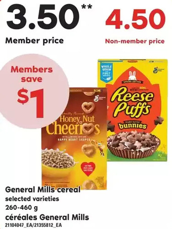 Independent Grocer General mills cereal offer