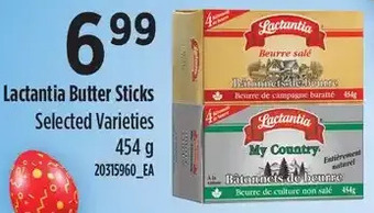 Loblaws Lactantia butter sticks offer