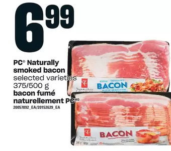 Independent Grocer Pc naturally smoked bacon offer