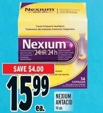 Metro Nexium antacid offer