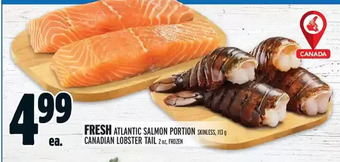 Metro Fresh atlantic salmon portion | canadian lobster tail offer