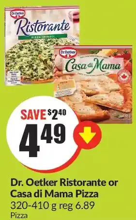 FreshCo Dr. oetker ristorante or casa di mama pizza offer