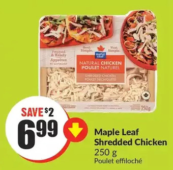 FreshCo Maple leaf shredded chicken offer