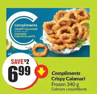 FreshCo Compliments crispy calamari offer