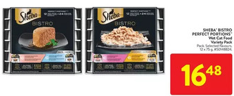 Walmart Sheba bistro perfect portions wet cat food variety pack offer