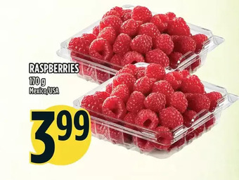 Marché Adonis Raspberries offer