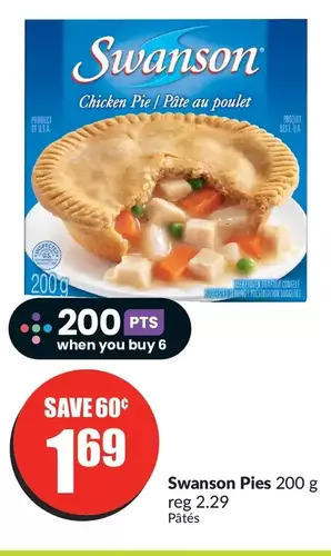 FreshCo Swanson pies offer