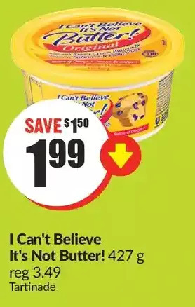FreshCo I can't believe it's not butter! offer