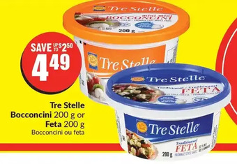 FreshCo Tre stelle bocconcini or feta offer