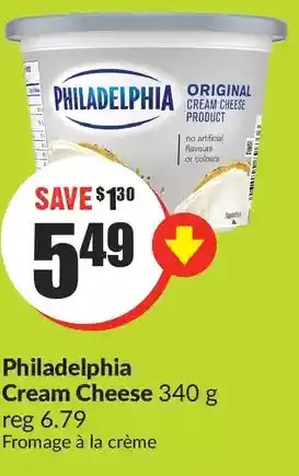 FreshCo Philadelphia cream cheese offer