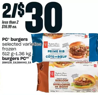 Independent Grocer Pc burgers offer