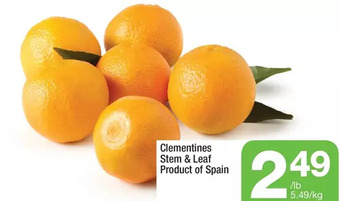 Highland Farms Clementines stem & leaf offer