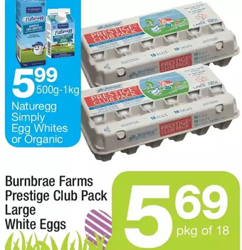 Highland Farms Burnbrae farms prestige club pack large white eggs offer