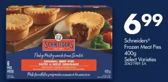 Fortinos Schneiders frozen meat pies offer