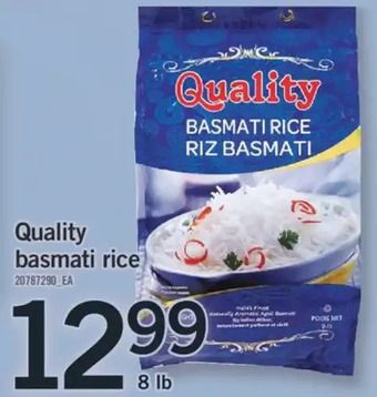 Fortinos Quality basmati rice offer