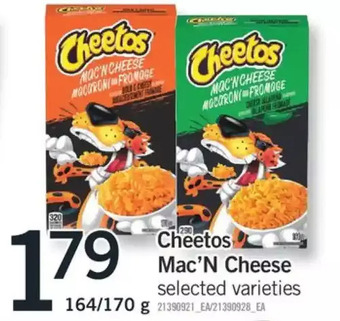 Fortinos Cheetos mac'n cheese offer