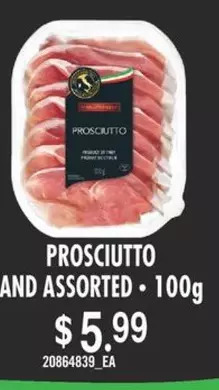 Fortinos Marc angelo prosciutto and assorted offer