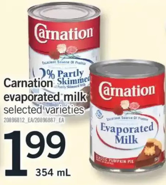 Fortinos Carnation evaporated milk offer