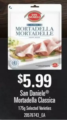 Fortinos San daniele mortadella classica offer