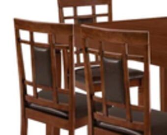 The Brick Aran 7-piece dining package dark walnut offer