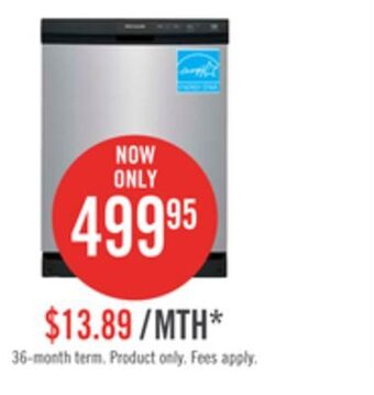 The Brick Frigidaire built-in dishwasher - ffcd2413us offer
