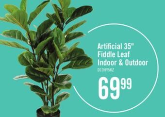 The Brick Artificial 35 fiddle leaf indoor & outdoor in black pot offer