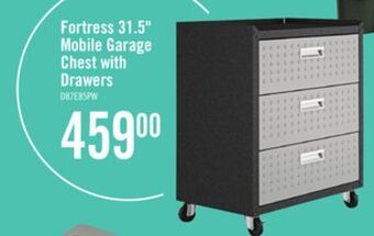 The Brick Fortress 31.5 mobile garage chest with drawers offer