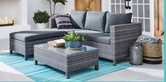 The Brick Athens 3-piece patio lounger set - grey offer
