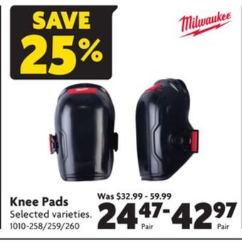 Home Hardware Knee pads offer