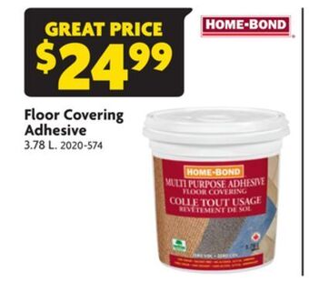 Home Hardware Floor covering adhesive offer