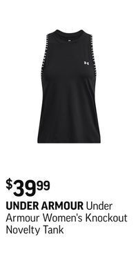 Sport Chek Under armour women's knockout novelty tank offer