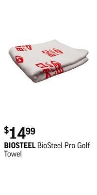 Sport Chek Biosteel pro golf towel offer