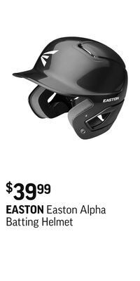 Sport Chek Easton alpha batting helmet offer