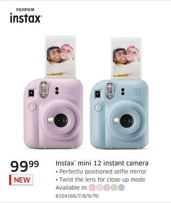 The Source Fujifilm instax mini 12 instant camera offer
