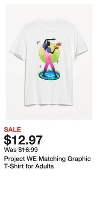 Old Navy Project we matching graphic t-shirt for adults offer