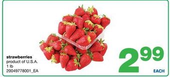 Wholesale Club Strawberries, 1 lb offer
