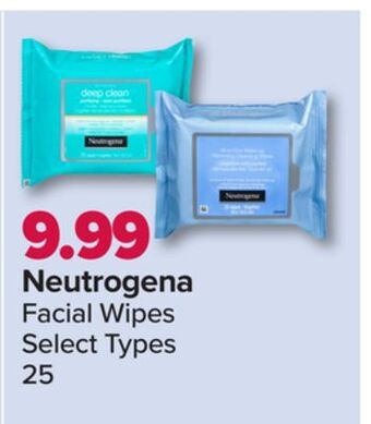 PharmaChoice Neutrogena facial wipes offer