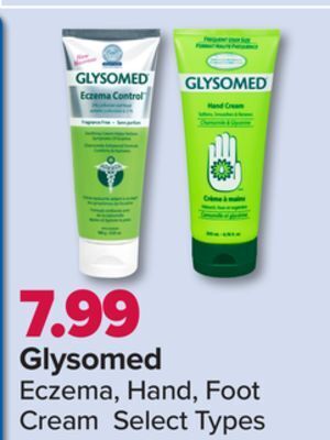 PharmaChoice Glysomed eczema, hand, foot cream offer