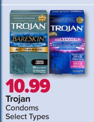 PharmaChoice Trojan condoms offer