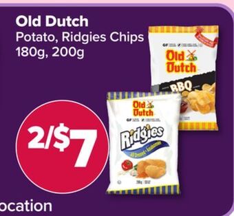 PharmaChoice Old dutch potato, ridgies chips offer
